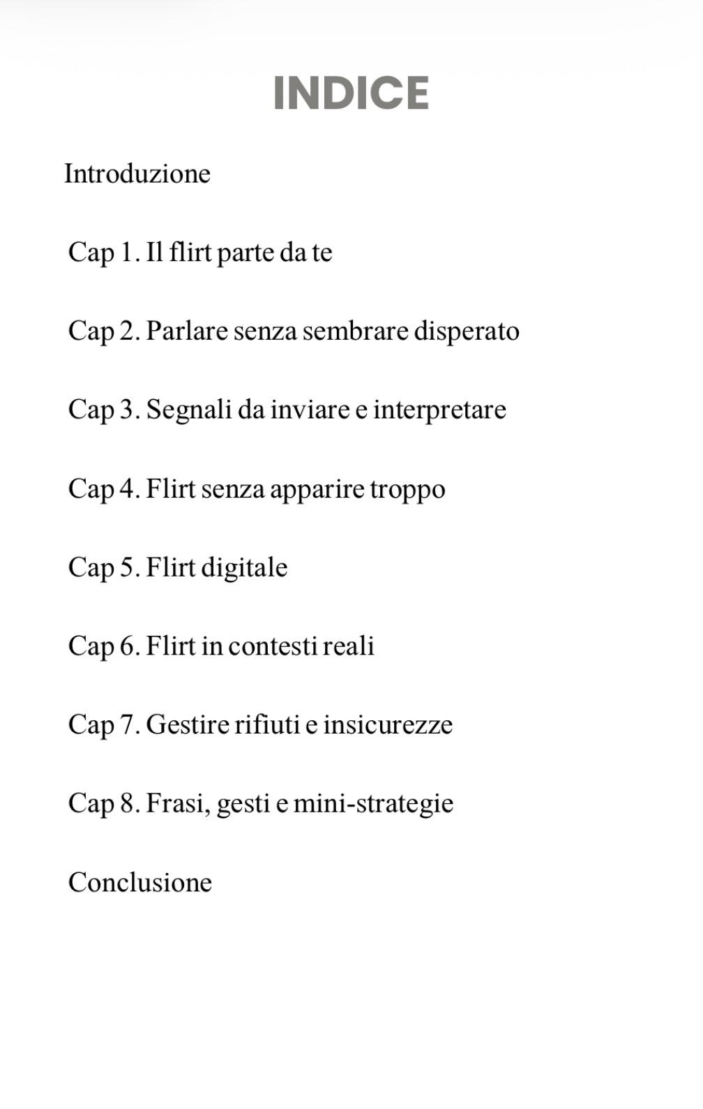 100 Modi per flirtare senza sembrare disperato